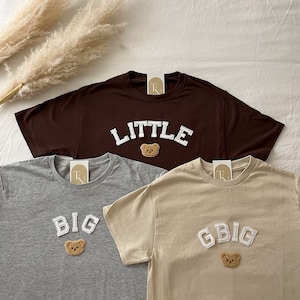Bear Big Little Shirts, Big Little Gifts, Big Little Shirts Sorority, Big Little Reveal, Big Little Baby Tee, Big Little Basket
