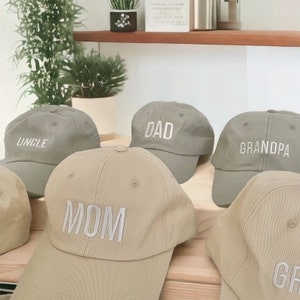 Mom and Dad Embroidered Hats, Mom and Dad Hats, Mom and Dad Baseball ...
