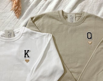 King and Queen Sweatshirt, King and Queen Shirt, Valentines Day Gift, Valentines Day Shirt,Anniversary Gift for Him,Anniversary Gift for Her