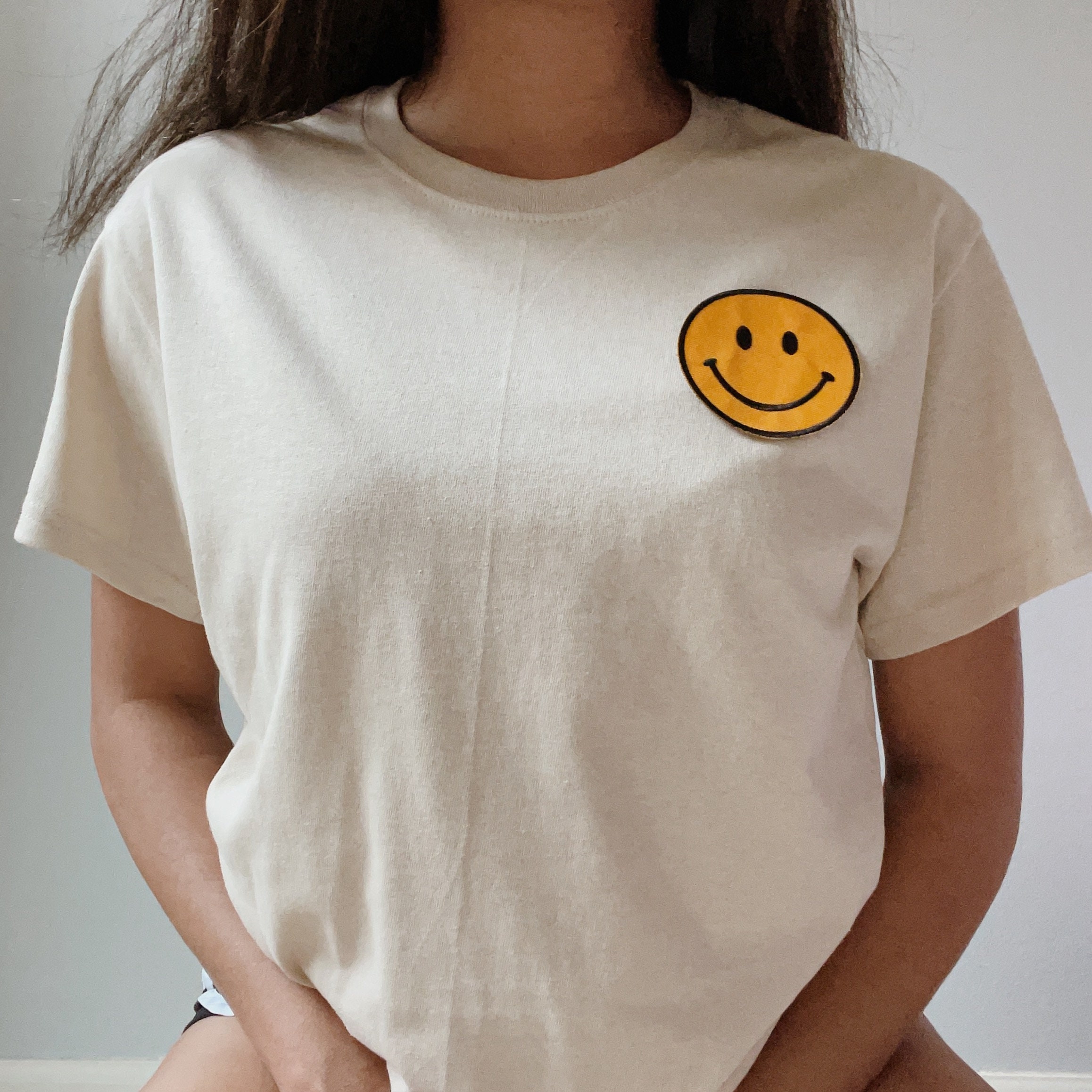 Smiley Face Shirt Smiley Face Tee Trendy Summer Tshirt - Etsy