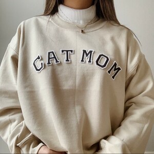 Katzenmama Sweatshirt | Katze Mama Sweatshirt | Vintage Sweatshirt | Katzen Mama Pullover | Katzen Eltern Sweatshirt | Katzen Mama Geschenke | Geschenk für Katzenmama