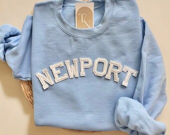 Newport Sweatshirt, Newport Crewneck. Newport Beach Sweatshirt, Rhode Island Sweatshirt, Newport Shirt,Newport Bachelorette Party,Sweatshirt