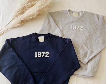 52nd Birthday Sweatshirt | 52nd Birthday Gifts Women Men | 52nd Birthday Shirt | 1972 Sweatshirt | Retro Vintage 1972 Crewneck | 1972 Shirt