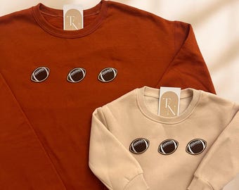 Papa und Baby Fußball Spieltag Shirts, Passende Papa und Sohn Passende Shirts, Passende Papa und Baby Outfit, Fußball Vater und Sohn Shirts