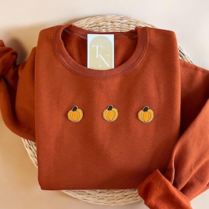 Halloween-Sweatshirt | Herbst-Sweatshirt | Pumpkin Spice Sweatshirt | Vintage Halloween-Sweatshirt | Herbst Kleidung Frauen | Rundhals-Sweatshirt