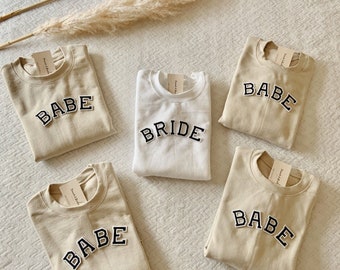 Bridesmaid Sweatshirts | Bridesmaid Shirts | Bachelorette Party Shirts | Gifts for Bridesmaids| Bridesmaid Proposal Gifts | Bride Sweatshirt