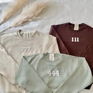 Angel Number Sweatshirt | Angel Number Shirt | Angel Number Hoodie | Trendy Sweatshirt |Y2K Clothing |Crewneck Sweatshirt |Angel Number Gift
