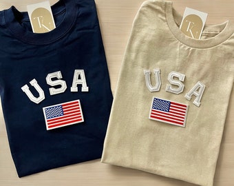 Vintage USA Shirt, 4th of July Shirt, 4th of July Tee, Retro USA Shirt, USA Shirt, Patriotic Shirt, Fourth of July, Independence Day Shirt