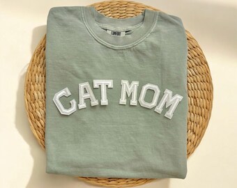 Camiseta para mamá gata Comfort Colors®, camiseta para mamá gata, camiseta para mamá gata, regalos para mamá gata, regalos para amantes de los gatos, camiseta para gatos, regalo para padres de gatos