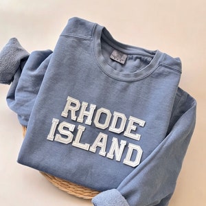 Comfort Colors® Rhode Island Sweatshirt, Coastal Sweatshirt, Rhode Island Shirt, Coastal Granddaughter, Lake Sweatshirt, Boat Sweatshirt image 4