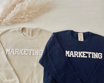 Marketing-Sweatshirt, Marketing-Crewneck, Marketing-Geschenke, Marketing-Abschluss-Geschenk, Marketing-Studenten-Geschenk, Marketing-Professor-Geschenk