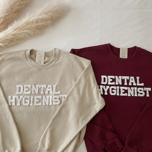 Sweat-shirt hygiène dentaire, sweat-shirt hygiéniste dentaire, chemise hygiéniste dentaire, cadeaux hygiéniste dentaire, cadeaux assistante dentaire