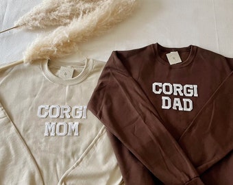 Corgi Mom Sweatshirt | Corgi Mama Sweatshirt | Corgi Dad Sweatshirt | Dog Mom Sweatshirt | Corgi Sweatshirt | Dog Dad Gift | Corgi Gifts