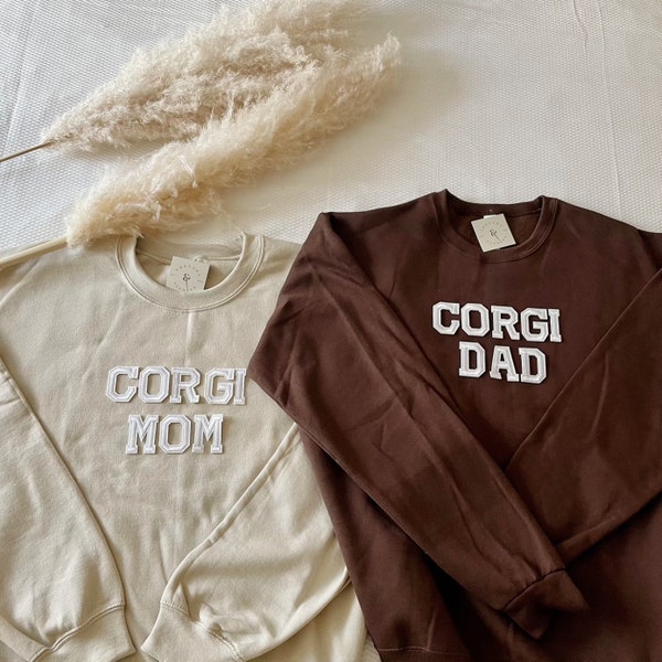 Sweat-shirt Corgi Maman | Sweat-shirt Corgi Maman | Sweat-shirt Corgi papa | Sweat-shirt maman chien | Sweat-shirt Corgi | Cadeau de papa de chien | Cadeaux corgis