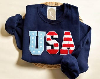 American Flag Sweatshirt, American Flag Sweater, USA Flag Sweater, Patriotic Tees, Fourth of July Shirt, 4th of July Shirt,Independence Day