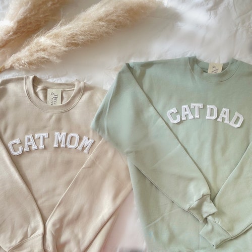 Cat Mom Sweatshirt Cat Mom Shirt Cat Mom Gift Cat Dad Etsy