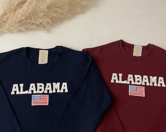 Alabama Sweatshirt, Alabama Crewneck, Alabama Shirt, Alabama Hoodie, Alabama Gifts, College Sweatshirt, Vintage Sweatshirt, Retro Sweatshirt