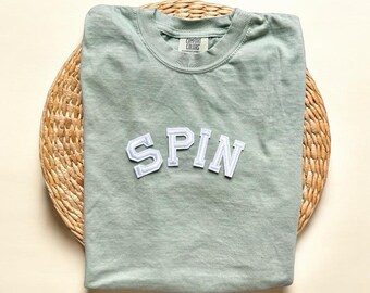 Comfort Colors® Spin-Klasse Shirt, Spin-Shirt, Spin-Klasse T-Shirt, Spin-Liebhaber-Geschenke, Spin-Klassenlehrer-Geschenke, Fahrt-Shirt, Radsportklasse-Shirt