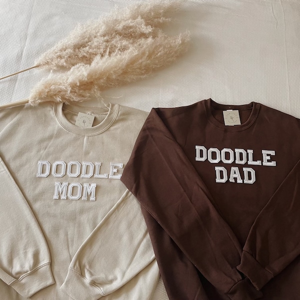 Doodle Mom Sweatshirt | Doodle Mama Sweatshirt | Doodle Dad Sweatshirt | Hundemama Sweatshirt | Hund Papa Geschenk | Golden Doodle Sweatshirt