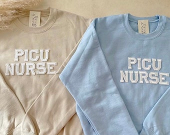 Pediatric Intensive Care Unit Nurse Gifts | PICU Nurse Sweatshirt | PICU Nurse Crewneck | Picu Nurse Sweater | PICU Nurse Gifts