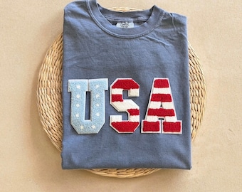 Maglietta USA Comfort Colors, Maglietta Comfort Colors, Maglietta USA, Maglietta USA, Maglietta elettorale, Maglietta con bandiera USA, Maglietta con bandiera americana, Maglietta retrò USA