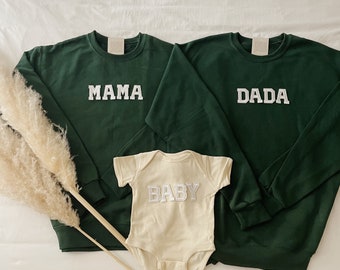 Matching Family Outfit for Pictures | Pregnancy Announcement Ideas | Matching Family Shirts |Hospital Coming Home Outfit | Baby Reveal Ideas