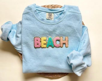 Bluza plażowa Comfort Colors®, sweter plażowy, bluza z kapturem plażowa, słodka letnia bluza, słona bluza, damska bluza, prezent dla miłośnika plaży