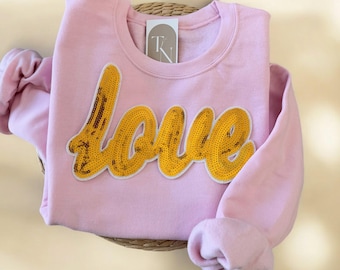 Love Sweatshirt, Love Shirt, Valentines Day Sweatshirt, Valentine’s Shirt, Valentine’s Day Gift for Her, Heart Sweatshirt, Be Mine Shirt