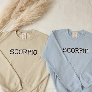 Sweat-shirt Scorpion, Col d’équipage Scorpion, Chemise Scorpion, Cadeaux Scorpion, Cadeaux d’anniversaire Scorpion, Cadeaux pour Scorpion, Sweat-shirt Signe du Zodiaque