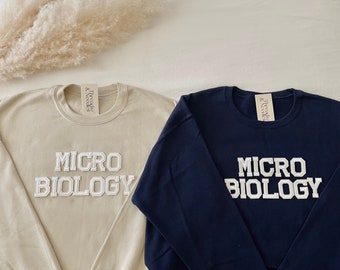 Felpa microbiologica, camicia microbiologica, regali microbiologo, felpa microbiologica, regalo laureato in microbiologia