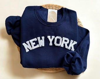 New York Sweatshirt, New York Rundhalsausschnitt, New York Hoodie, New York Shirt, NYC Shirt, NYC Geschenke, New York City Sweatshirt, Ästhetisches Sweatshirt