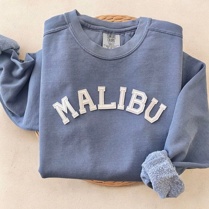 Long Sleeve 'Malibu' Crew Neck Sweatshirt main image 1