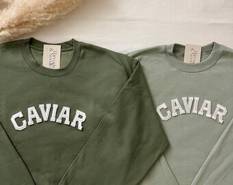 Caviar Sweatshirt, Caviar Crewneck, Caviar Shirt, Caviar Lover Gift, Caviar Lover Shirt, Food Sweatshirt, Funny Sweatshirt, Foodie Gifts