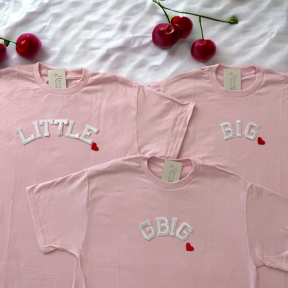 Coquette Big Little Shirts, Big Little Shirts Sorority Reveal, Big Little Reveal, Big Little Gift, Big Little Gift Basket, Sorority Shirt