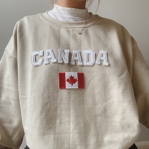Canada Sweatshirt | Canada Crewneck | Canada Shirt | Canada Sweater |Toronto Montreal Quebec Ontario Vancouver Sweatshirt |Canada Flag Gifts