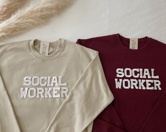 Felpa per assistente sociale, Camicia per assistente sociale, Regali per assistente sociale, Regalo per studenti per assistente sociale, Regalo di laurea per lavoro sociale, Regalo per lavoro sociale