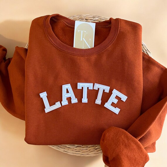 Latte Sweatshirt Pumpkin Spice Latte Sweatshirt Coffee Sweatshirt Pumpkin Spice Latte Sweatshirt Pumpkin Spice Shirt Fall Sweatshirt Etsy UK