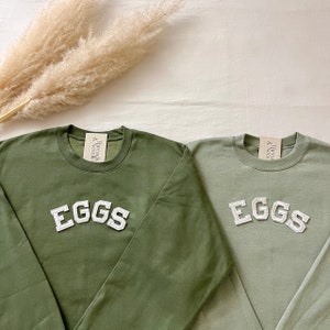 Eggs Sweatshirt, Eggs Crewneck, Eggs Shirt, Egg Lover Sweatshirt, Egg Lover Gifts, Eggs Gifts, Food Sweatshirt, Women's Sweatshirt