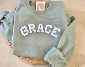 Gnade Sweatshirt, Gnade nach Gnade Glaube Sweatshirt, gerettet durch Gnade, christliche Sweatshirts, christliche Kleidung, christliche Geschenke, Glaube Shirt