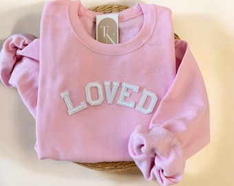 Sweat-shirt aimé, chemise aimée, sweat-shirt Saint-Valentin, chemise Saint-Valentin, sweat-shirt Vous êtes aimé, sweat-shirt motivant, vous êtes assez
