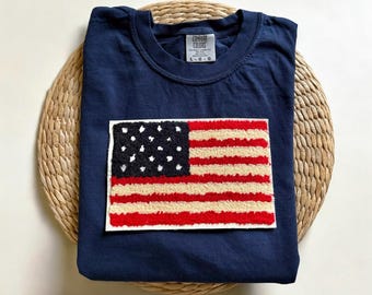 American Flag Comfort Colors Shirt, Comfort Colors USA Flag Tshirt, 4th of July Tshirt, Independence Day Shirt, USA Tee,Usa Shirt,Usa Tshirt