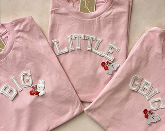 Coquete Camisas Grandes, Presentes Grandes, Camisas Grandes da Irmandade, Pequenas Revelações, Camisetas Grandes para Bebês, Cestas Grandes