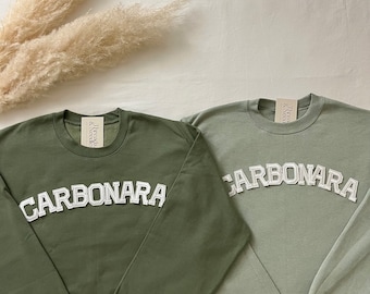 Bluza Carbonara, Koszulka Carbonara, Prezent dla Miłośnika Carbonara, Prezenty dla Miłośników Makaronu, Bluza z Makaronu, Śmieszna Bluza, Zabawne Prezenty, Prezent dla Niej