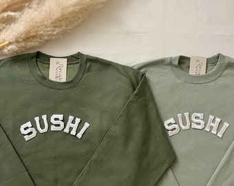 Sushi Sweatshirt, Sushi Crewneck, Sushi Shirt, Sushi Lover Gifts, Food Sweatshirt, Gift for Foodies, Funny Sweatshirt, Womens Sweatshirt