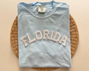 Comfort Colors® Florida-shirt, Florida-shirt, Comfort Colors-T-shirt, Florida-T-shirt, Vakantieshirt, Trendy T-shirt, Vintage Shirts, Strandshirt