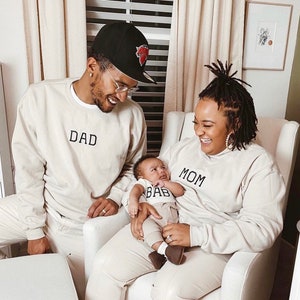 Matching Family Outfit Mom Dad Baby Hospital Outfit Mommy and Me Outfits Pregnancy Reveal Shirts Pregnancy Announcement Shirts image 5