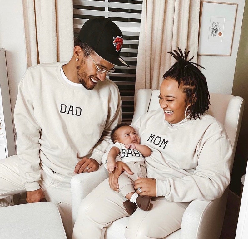 Matching Family Outfit Mom Dad Baby Hospital Outfit Mommy and Me Outfits Pregnancy Reveal Shirts Pregnancy Announcement Shirts image 5