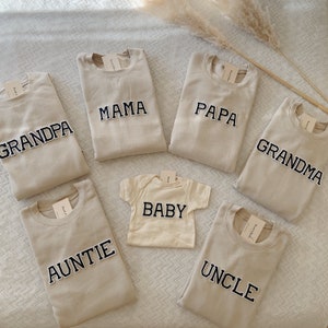 Matching Family Outfit Mom Dad Baby Hospital Outfit Mommy and Me Outfits Pregnancy Reveal Shirts Pregnancy Announcement Shirts image 2