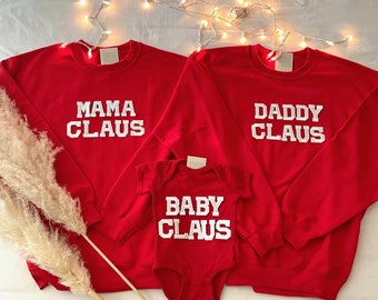 Christmas Matching Family Outfit |Family Santa Claus Shirt | Christmas Mommy and Me Outfit| Christmas Family Pajama| Baby's Christmas Outfit