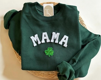 Lucky Mama Sweatshirt, Lucky Mama Shirt, Mama St Patricks Day Sweatshirt, Lucky Mama St Patricks Day Shirt, Women St Patricks Day Tshirt